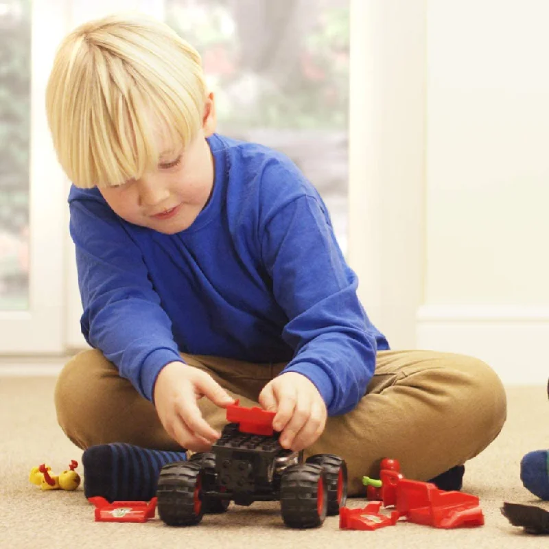 Enthusiastic toysMSU Monster Smash Ups Rhino Remote Control Monster Truck With Accessories - Blue Enthusiastic toysMSU Monster Smash Ups Rhino Remote Control Monster Truck With Accessories - Blue