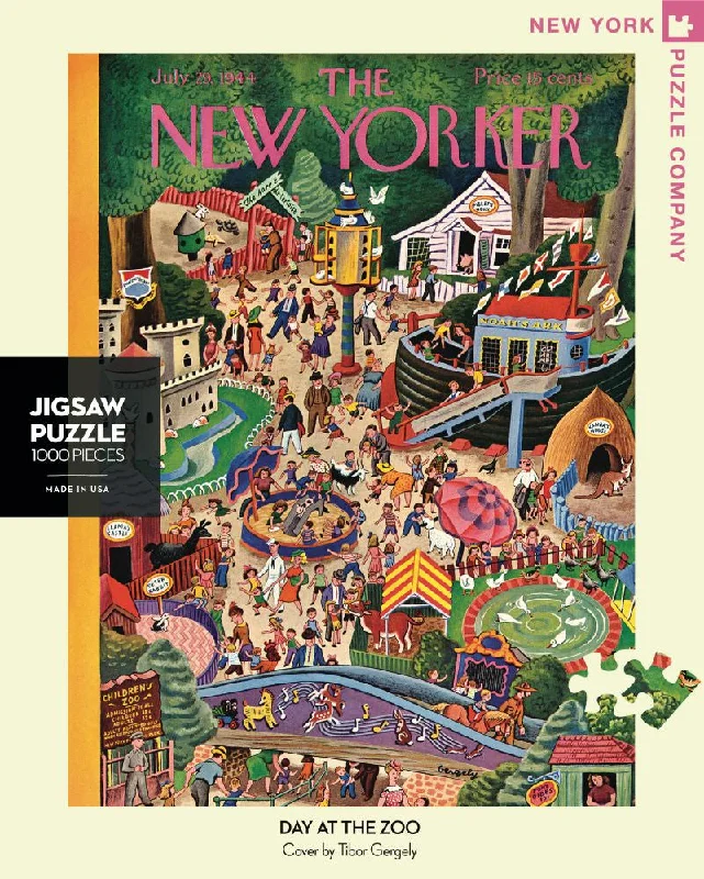 Competitive games New Yorker Puzzle - 1000 Pc Puzzle - A Day  At The Zoo