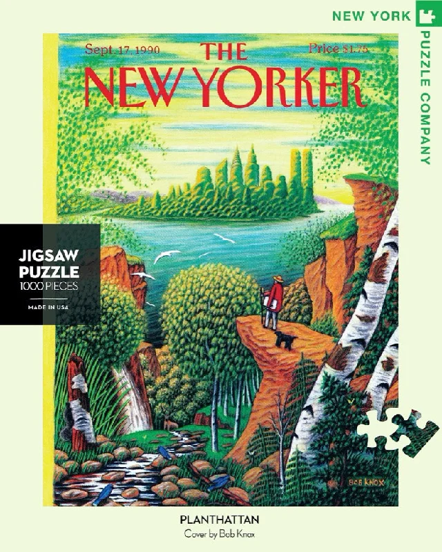 Interactive games NEW YORKER PUZZLE - 1000 Pc Puzzle – Planthattan