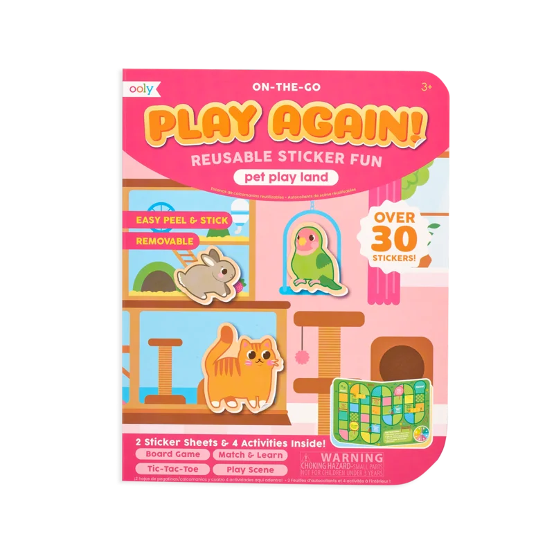 Engaging puzzlesOn-The-Go Activity Kit-Pet Play Land