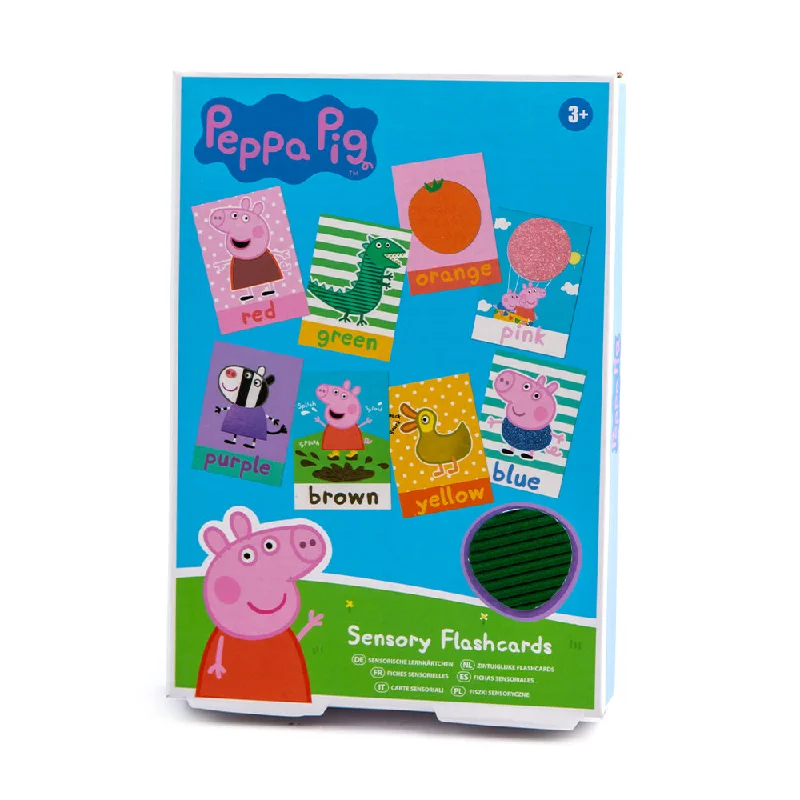 Thought-provoking puzzles Peppa Pig Sensory Flashcard Pack