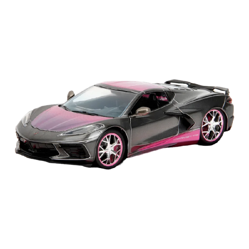 Playful toys Pink Slips - 2020 Chevrolet Corvette Stingray 1:24 Scale Diecast Vehicle