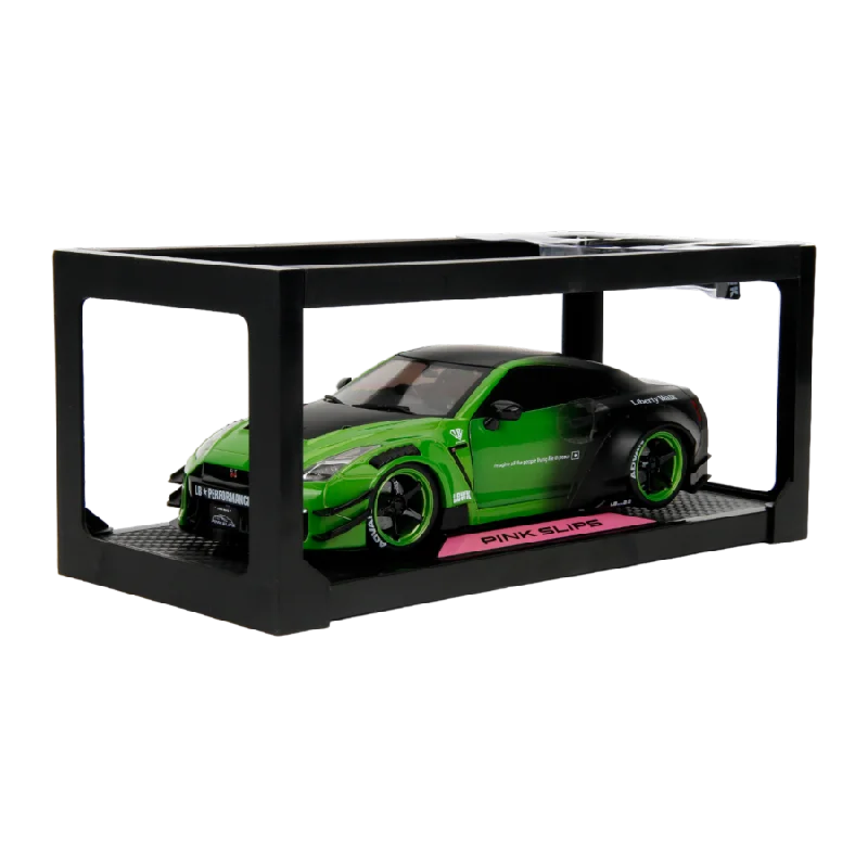 High-quality toy cars Pink Slips - Nissan GT-R R35 Liberty Walk 1:18 Scale Diecast Vehicle High-quality toy cars Pink Slips - Nissan GT-R R35 Liberty Walk 1:18 Scale Diecast Vehicle