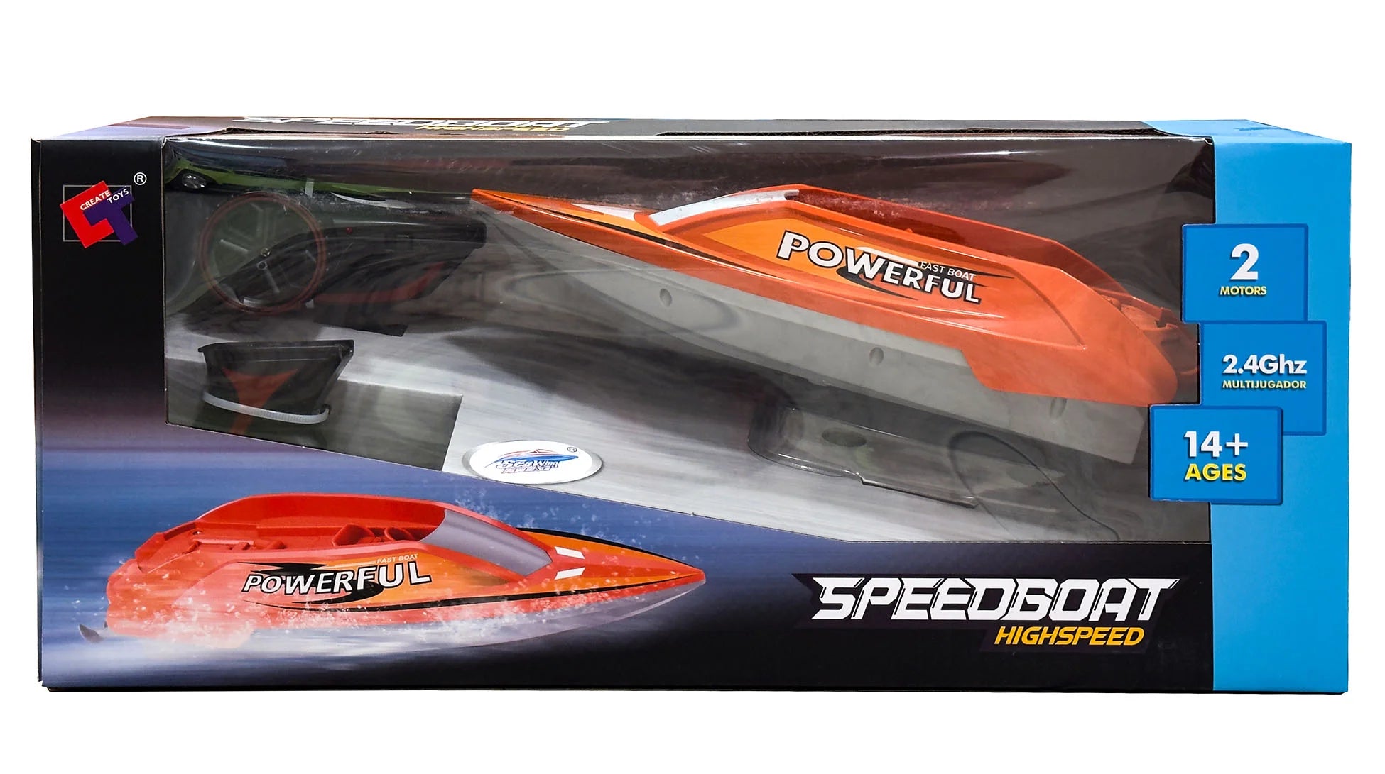 Fun toy carsPowerful High-Speed Remote Controlled Speedboat- Assorted
