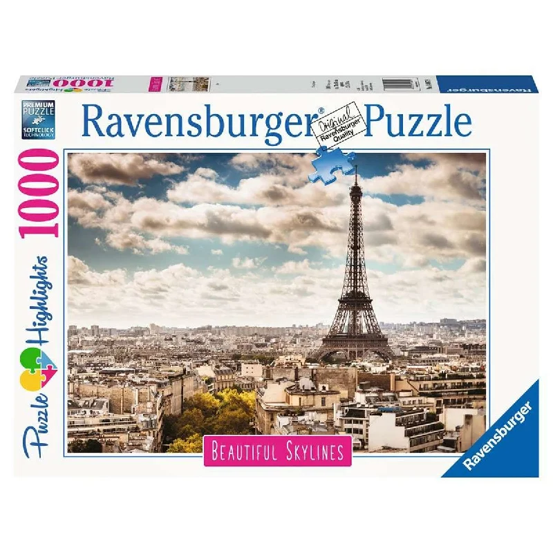 Competitive games RAVENSBURGER  140879 - BEAUTIFUL SKYLINES - PARIS 1000 PIECE PUZZLE