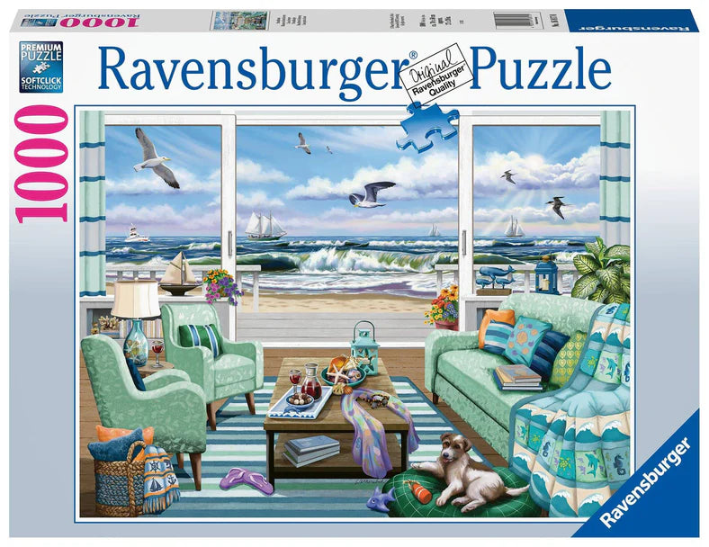 Entertaining games Ravensburger Puzzle | 1000pc | Beachfront Getaway
