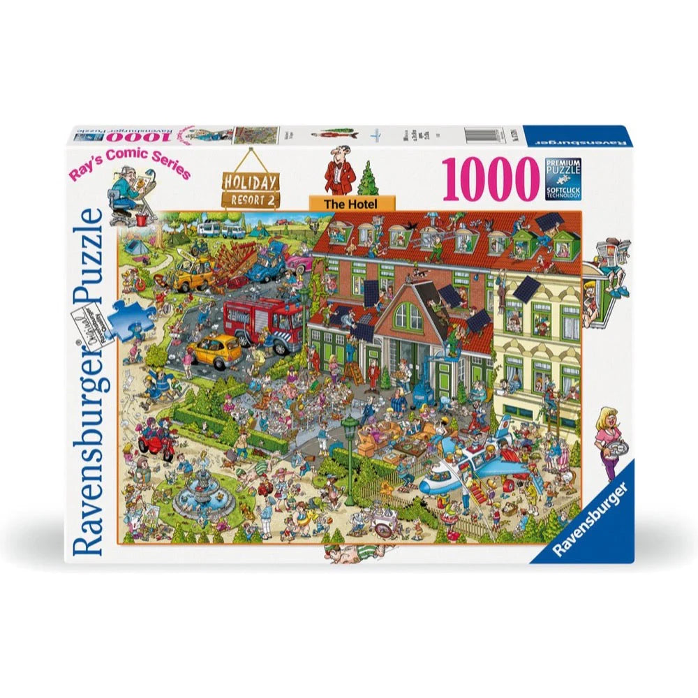 Fast-paced games Ravensburger Puzzle | 1000pc | Holiday Park 2 The Hotel