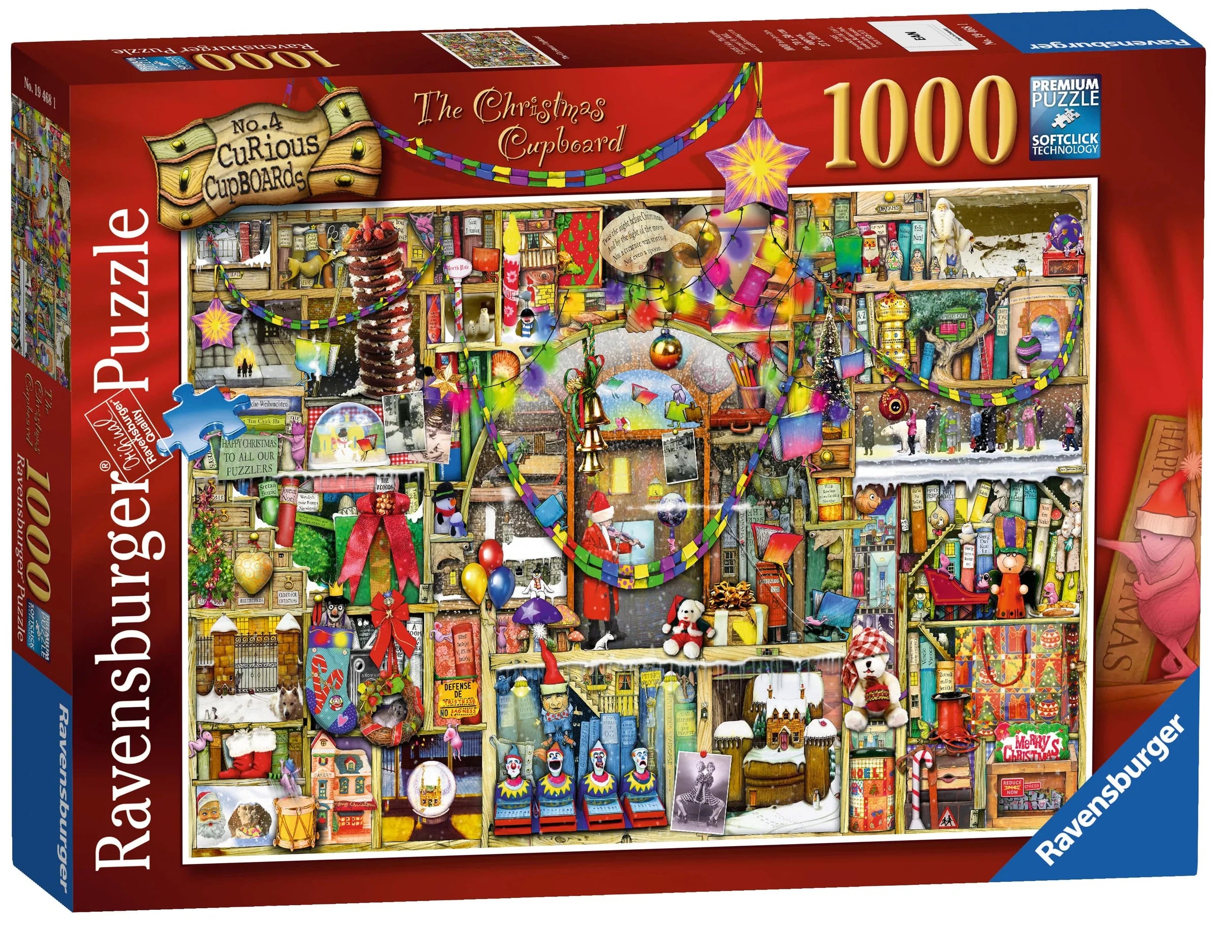Fun gamesRavensburger Puzzle | 1000pc | No 4 Christmas Cupboard