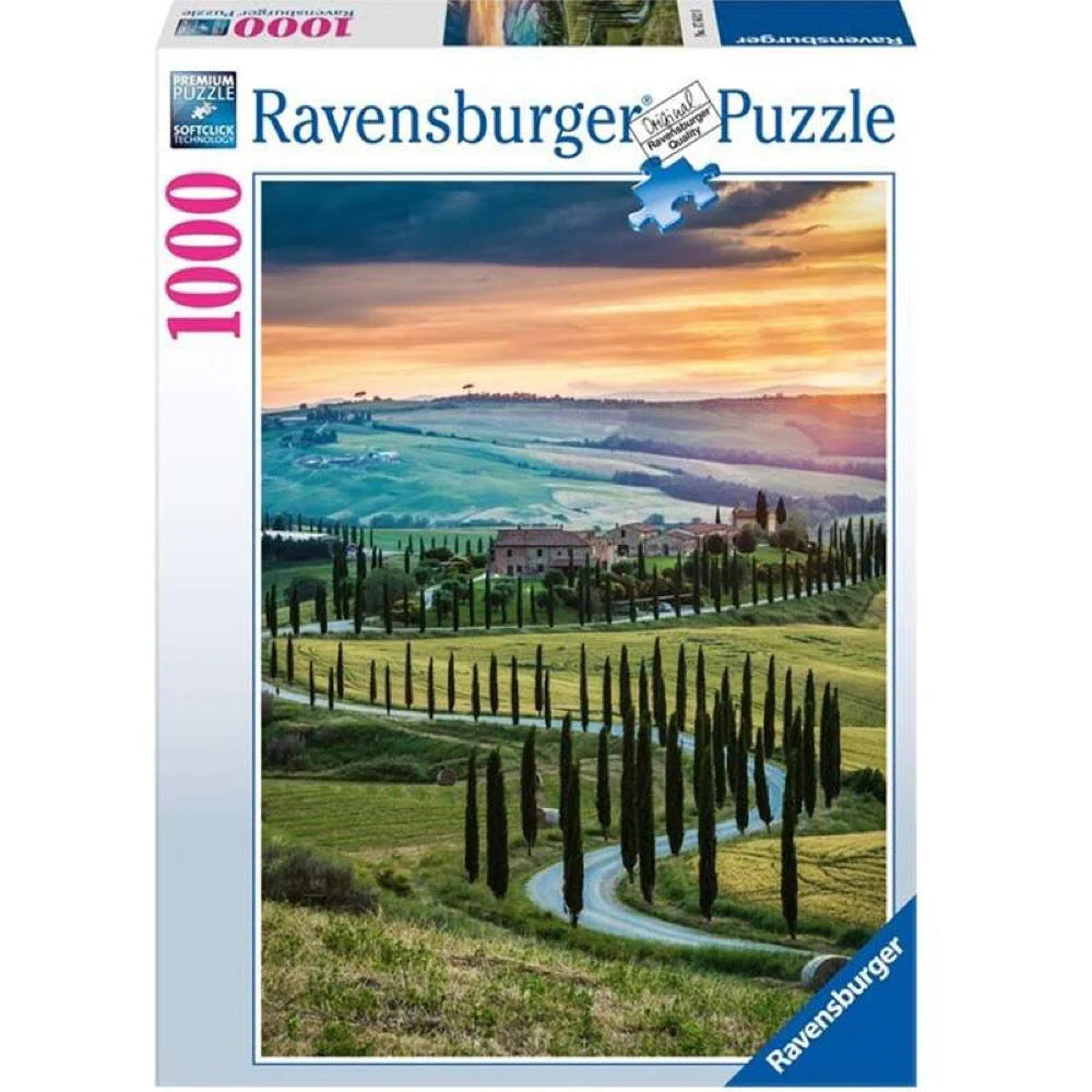 Logical puzzles Ravensburger Puzzle | 1000pc | Val dOrcia Tuscany