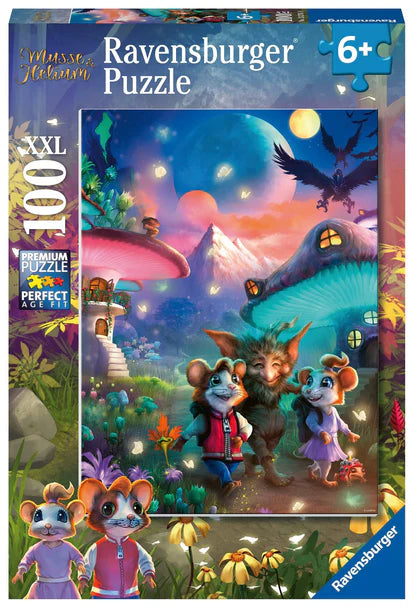 Logical puzzles Ravensburger Puzzle | 100pc | Enchanting Mushroom Town