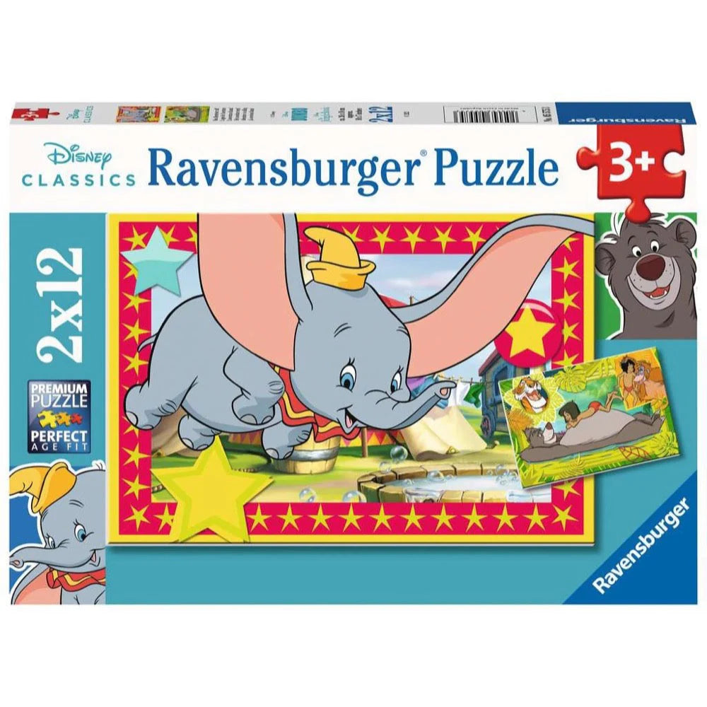 Fast-paced games Ravensburger Puzzle 2x12pc Adventure is Calling
