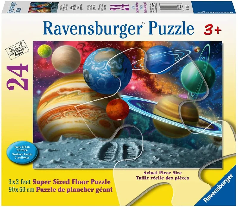Thought-provoking puzzles RAVENSBURGER - STEPPING INTO SPACE 24 PC PUZZLE
