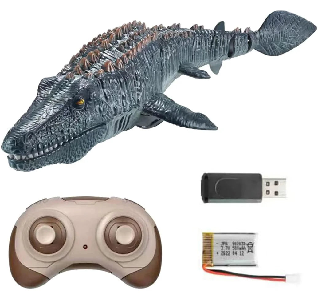 Durable toysRC Remote Controlled Mosasaur Predator Dinosaur
