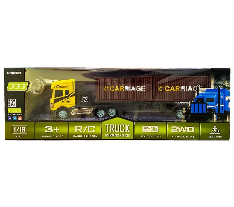 High-quality materials toys Remote Controlled Cargo RC Transport Truck