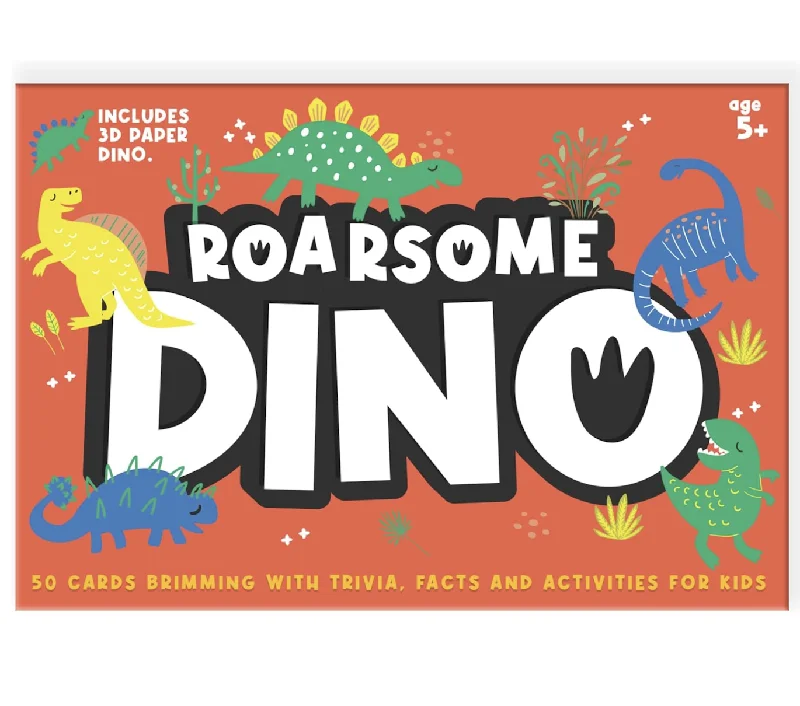 Fun gamesRoarsome Dinosaur Kids Trivia Cards