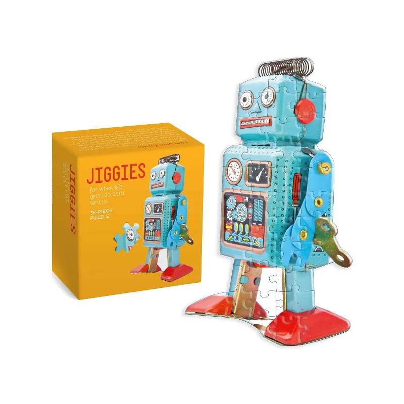 Relaxing games Robot Jiggie Puzzle