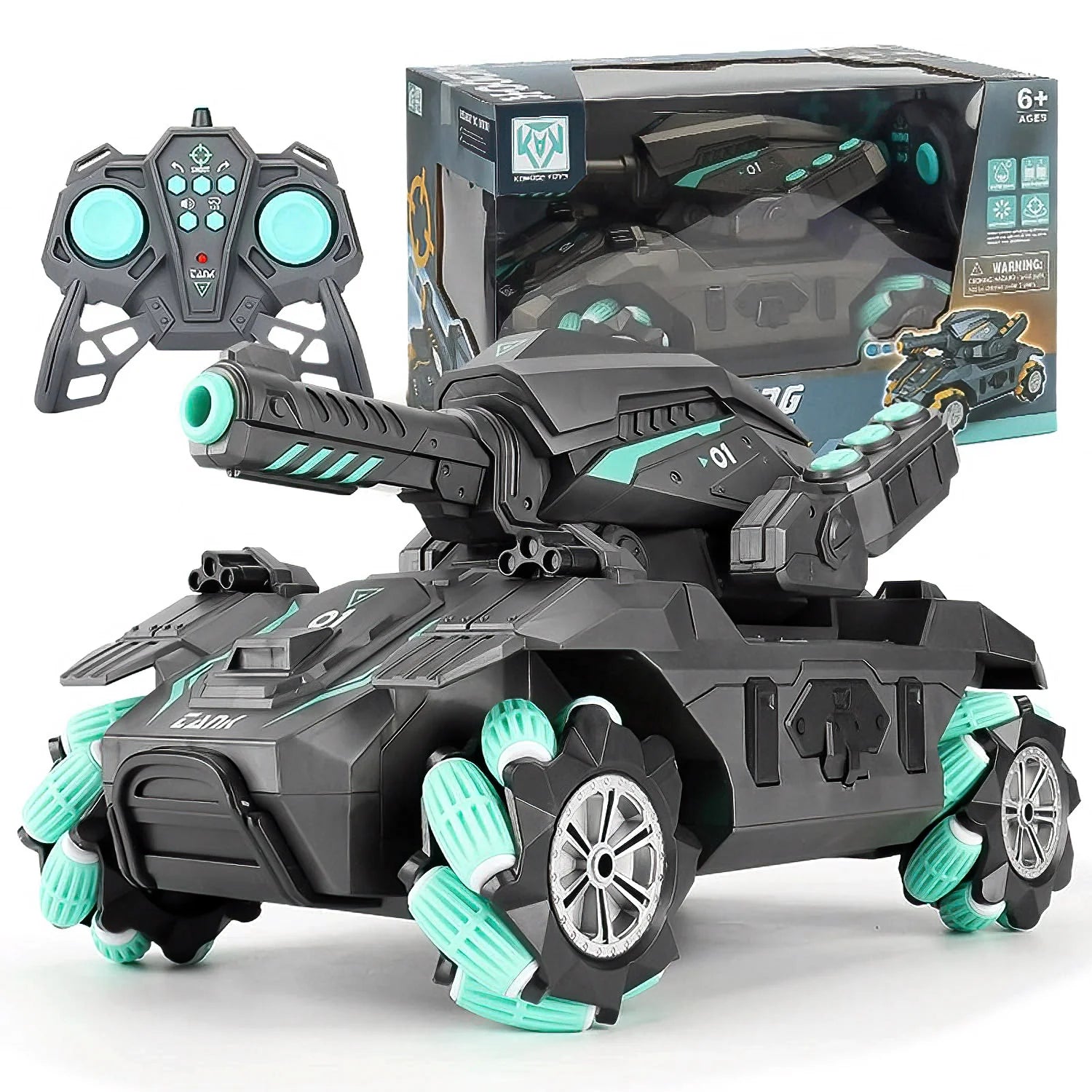 Fun toy carsShooting and Climbing RC Tank - Assorted
