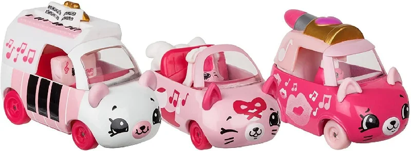 Realistic toy carsShopkins 56738 Cutie Car S2 3 Pack-Asst