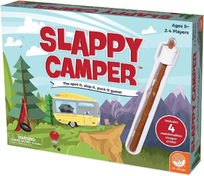 Age-appropriate puzzles Slappy Camper Game