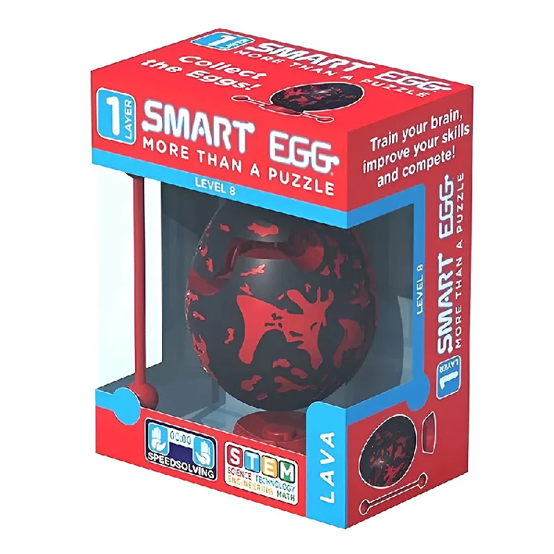 Time-consuming puzzles Smart Egg 3D Maze Brain Teaser STEM Puzzle - Lava