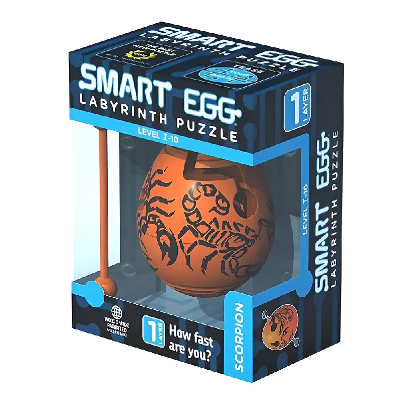 Age-appropriate puzzles Smart Egg 3D Maze Brain Teaser STEM Puzzle - Scorpion