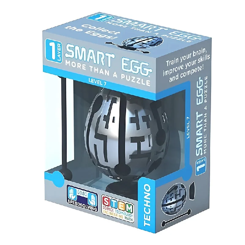 Age-appropriate puzzles Smart Egg 3D Maze Brain Teaser STEM Puzzle - Techno