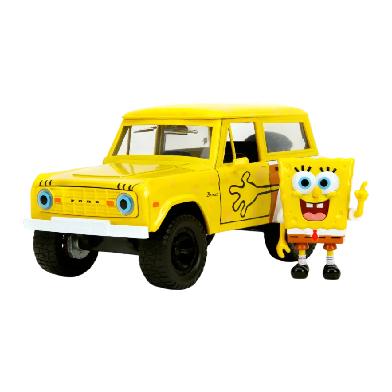 Durable toysSpongebob Squarepants - 1972 Ford Bronco (with Spongebob) 1:24 Scale Diecast Vehicle Durable toysSpongebob Squarepants - 1972 Ford Bronco (with Spongebob) 1:24 Scale Diecast Vehicle