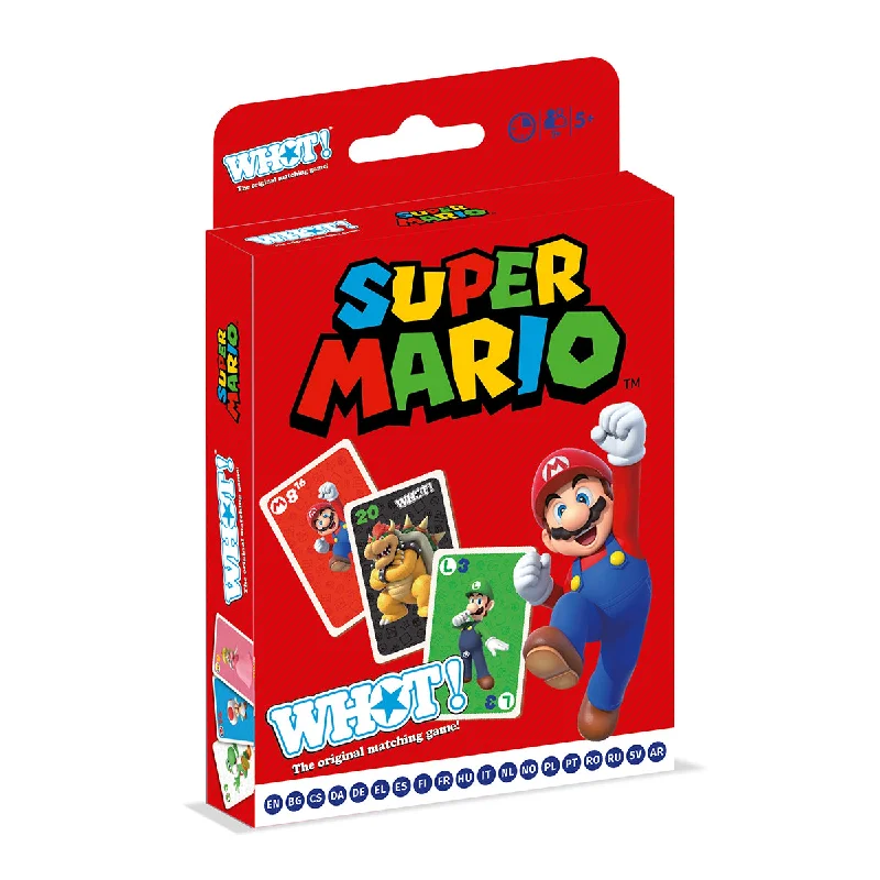 Addictive games WHOT! Super Mario Card Game