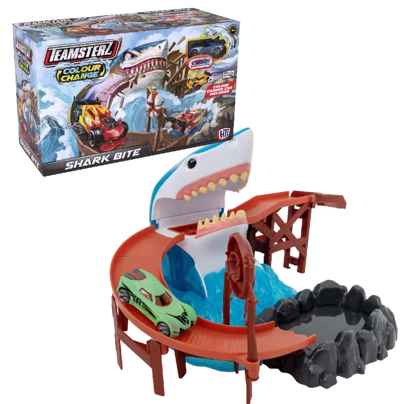 High-quality toy cars Teamsterz Colour Change Shark Bite Play Set