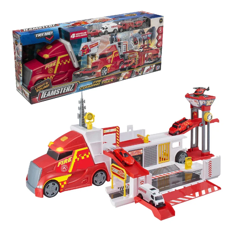 Fun toy carsTeamsterz Emergency City Fire Command Play Set