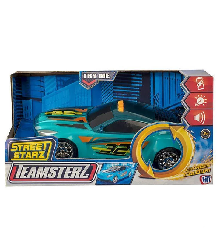 Playful toys Teamsterz Lights and Sounds Street Starz Green Racing Car