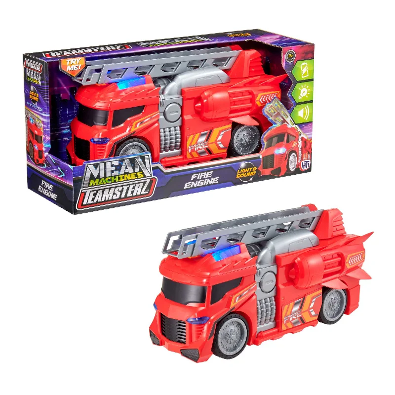 High-quality toy cars Teamsterz Mean Machines Light And Sound Fire Engine