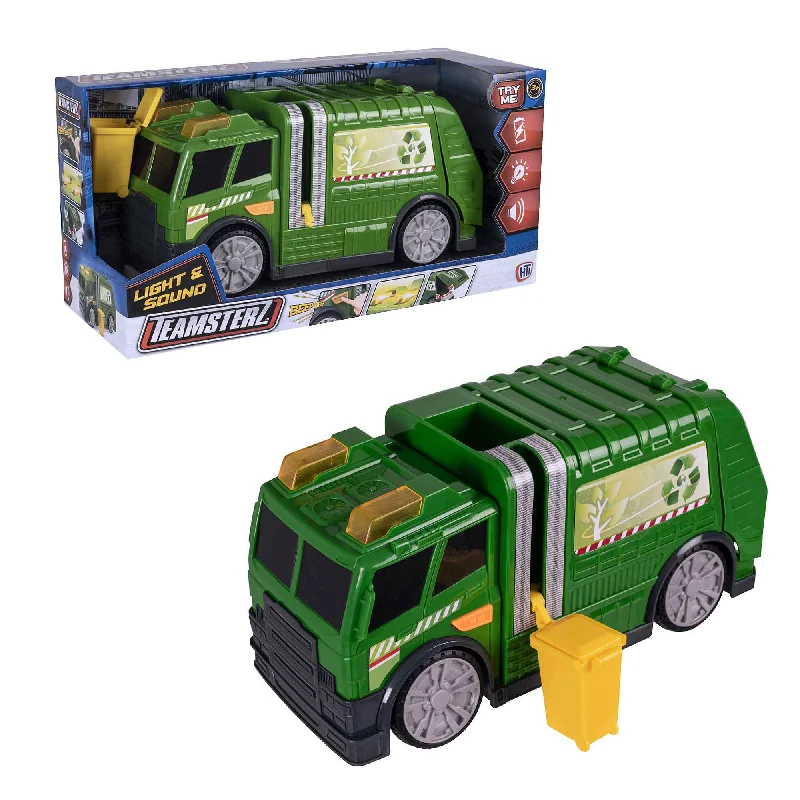 Enthusiastic toysTeamsterz Mighty Machines Medium Light & Sound Recycling Truck
