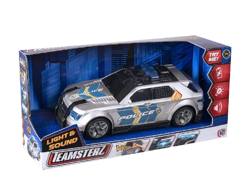 High-quality toy cars Teamsterz Light & Sound Police Interceptor Car