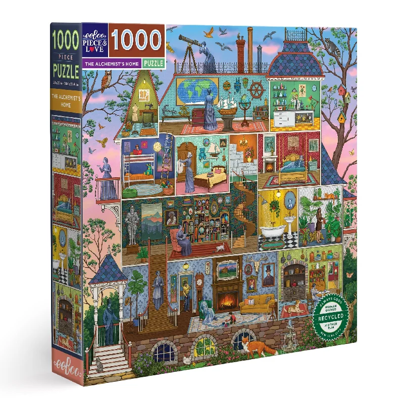 Fast-paced games The Alchemist's Home 1000 Piece Puzzle