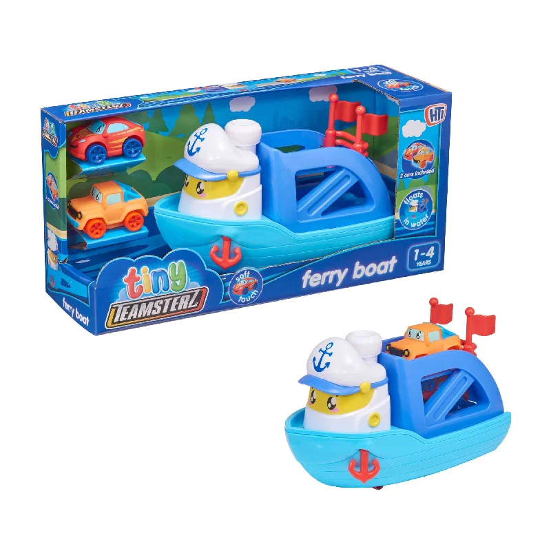 High-quality toy cars Tiny Teamsterz Ferry Boat Playset | Includes 2 Soft Touch Cars High-quality toy cars Tiny Teamsterz Ferry Boat Playset | Includes 2 Soft Touch Cars