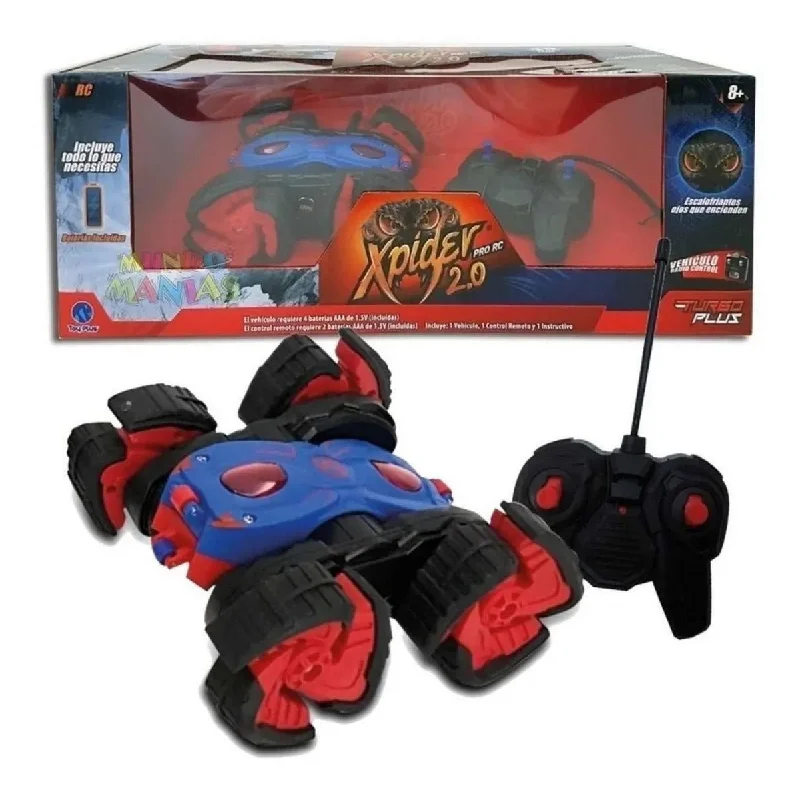 Durable toysToy Plus Xpider 2.0 Pro RC - Blue Red