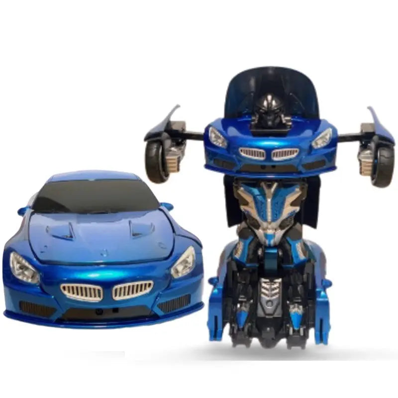 Playful toys Transformer Car Uprising Autobots Dual Control , Blue Colour