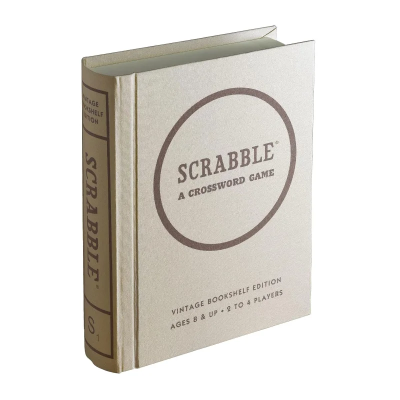 Addictive games Vintage Bookshelf Game, Scrabble