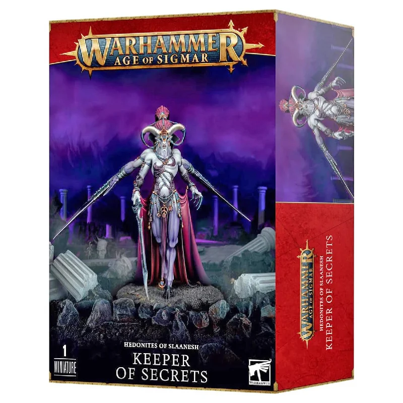 Engaging puzzlesWarhammer Age of Sigmar: Hedonites of Slaanesh: Keeper of Secrets Miniatures Set