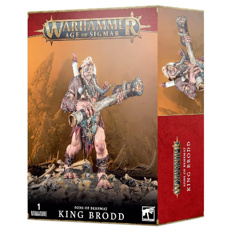 Time-consuming puzzles Warhammer Age of Sigmar: Sons of Behemat: King Brodd Miniatures Set