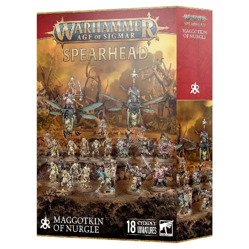 Engaging puzzlesWarhammer Age of Sigmar: Spearhead: Maggotkin of Nurgle Miniatures Set