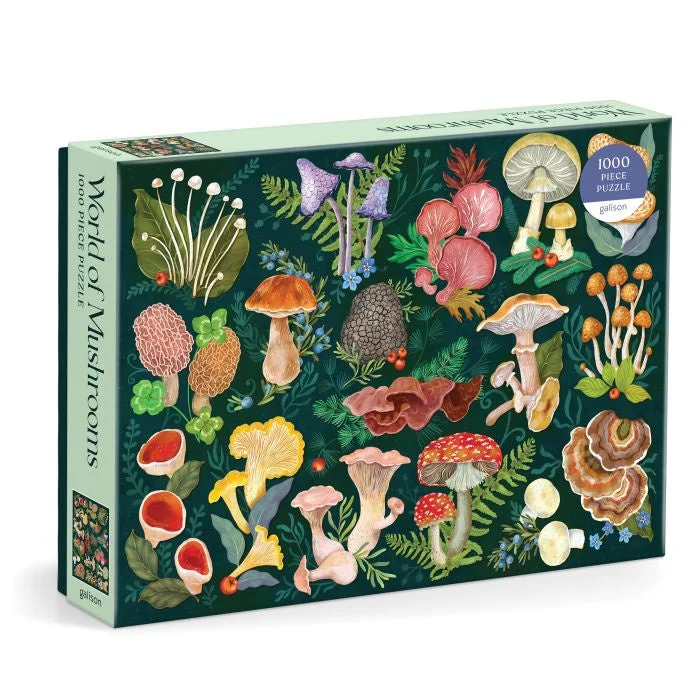 Entertaining games World of Mushrooms Puzzle-1000pc